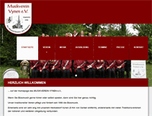 Tablet Screenshot of musikverein-vynen.de
